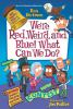 Book cover for "We're red, weird, and blue! what can we do?".