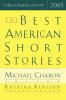 Book cover for "The best American short stories, 2005".