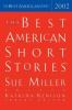 Book cover for "The best American short stories, 2002".