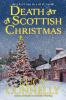 Book cover for "Death at a Scottish Christmas".