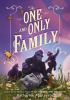 Book cover for "The one and only family".